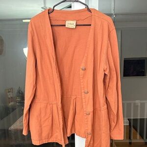 Orange Women's Button Down Shirt
